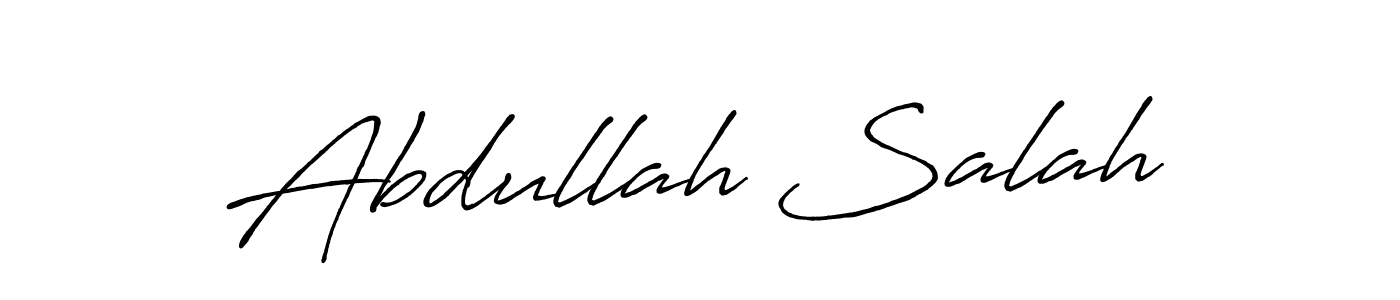 The best way (Antro_Vectra_Bolder) to make a short signature is to pick only two or three words in your name. The name Abdullah Salah include a total of six letters. For converting this name. Abdullah Salah signature style 7 images and pictures png