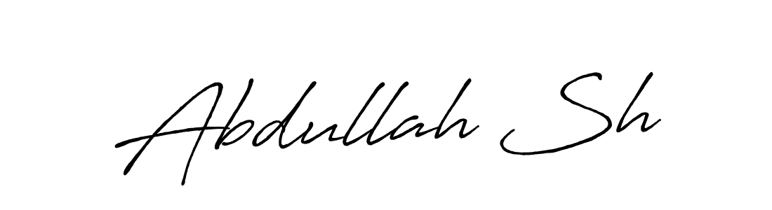 Similarly Antro_Vectra_Bolder is the best handwritten signature design. Signature creator online .You can use it as an online autograph creator for name Abdullah Sh. Abdullah Sh signature style 7 images and pictures png