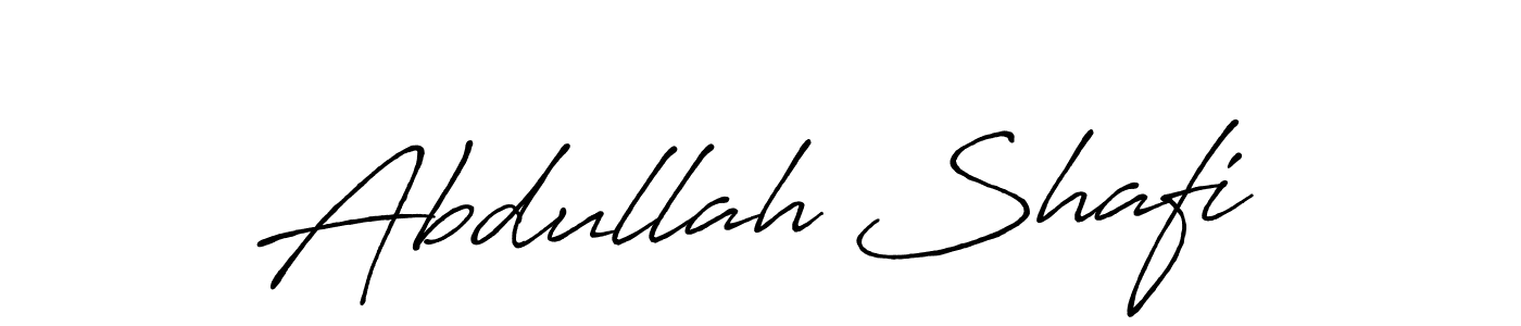 How to make Abdullah Shafi name signature. Use Antro_Vectra_Bolder style for creating short signs online. This is the latest handwritten sign. Abdullah Shafi signature style 7 images and pictures png