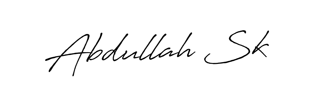 Abdullah Sk stylish signature style. Best Handwritten Sign (Antro_Vectra_Bolder) for my name. Handwritten Signature Collection Ideas for my name Abdullah Sk. Abdullah Sk signature style 7 images and pictures png