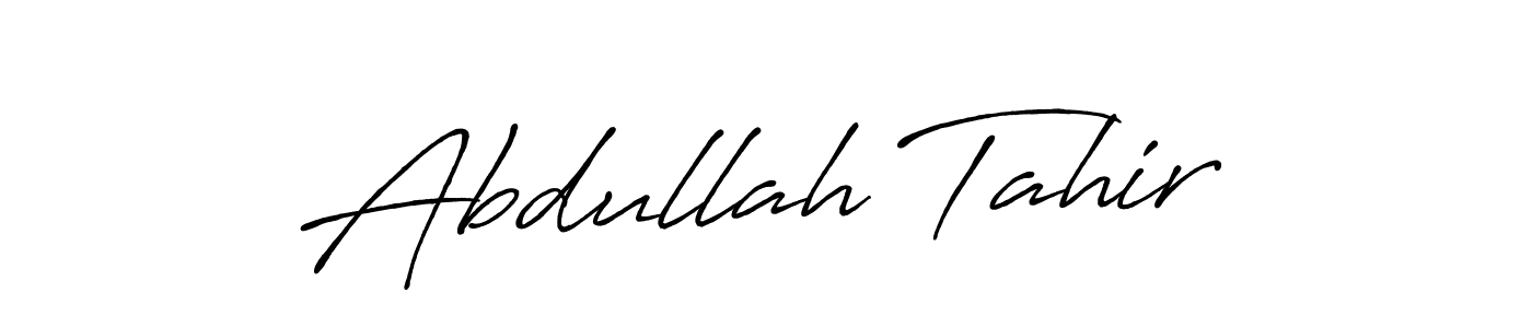 How to make Abdullah Tahir signature? Antro_Vectra_Bolder is a professional autograph style. Create handwritten signature for Abdullah Tahir name. Abdullah Tahir signature style 7 images and pictures png