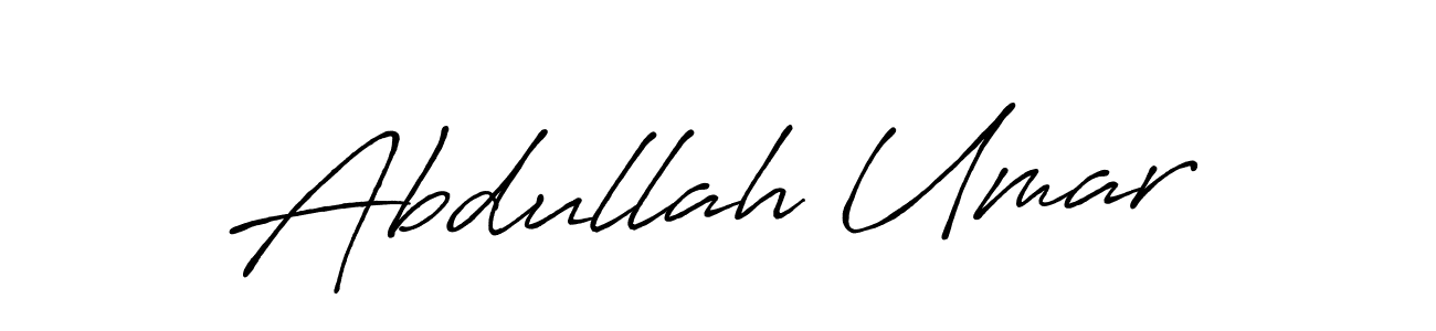 Also we have Abdullah Umar name is the best signature style. Create professional handwritten signature collection using Antro_Vectra_Bolder autograph style. Abdullah Umar signature style 7 images and pictures png