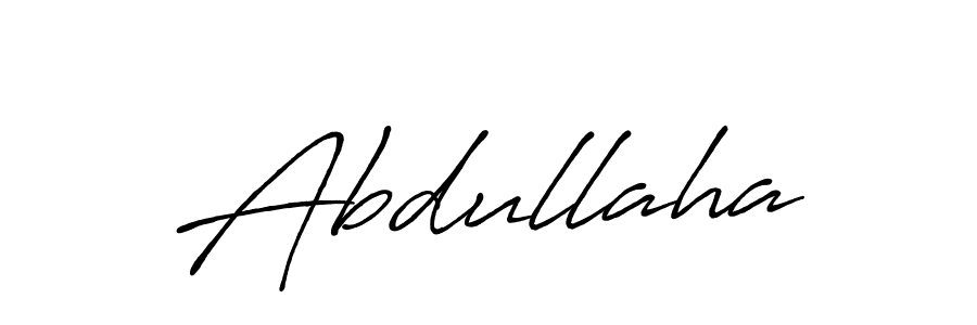 Also we have Abdullaha name is the best signature style. Create professional handwritten signature collection using Antro_Vectra_Bolder autograph style. Abdullaha signature style 7 images and pictures png