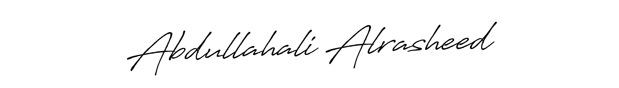 Abdullahali Alrasheed stylish signature style. Best Handwritten Sign (Antro_Vectra_Bolder) for my name. Handwritten Signature Collection Ideas for my name Abdullahali Alrasheed. Abdullahali Alrasheed signature style 7 images and pictures png