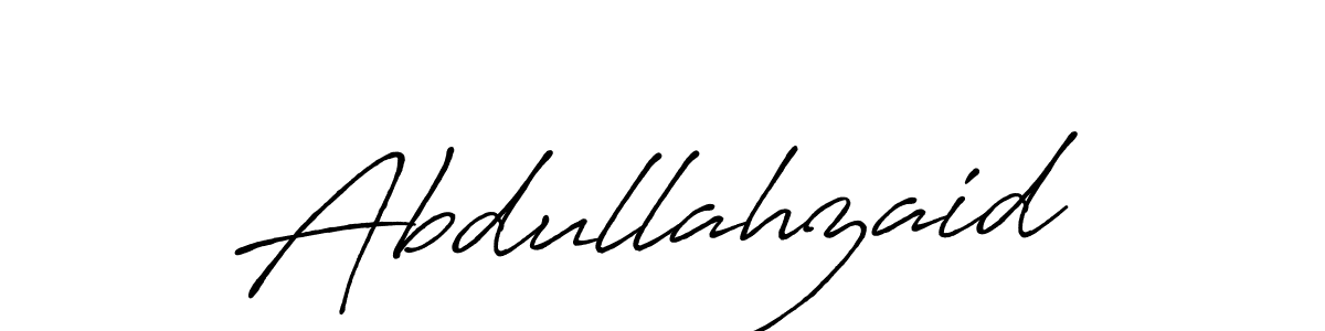 Abdullahzaid stylish signature style. Best Handwritten Sign (Antro_Vectra_Bolder) for my name. Handwritten Signature Collection Ideas for my name Abdullahzaid. Abdullahzaid signature style 7 images and pictures png