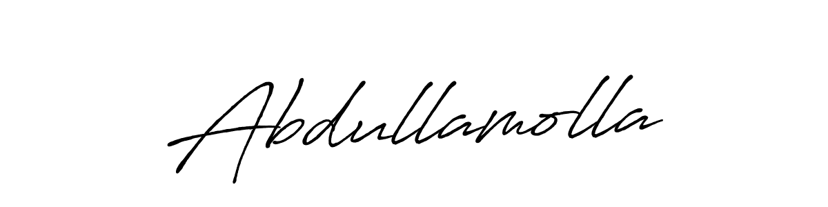 Also You can easily find your signature by using the search form. We will create Abdullamolla name handwritten signature images for you free of cost using Antro_Vectra_Bolder sign style. Abdullamolla signature style 7 images and pictures png
