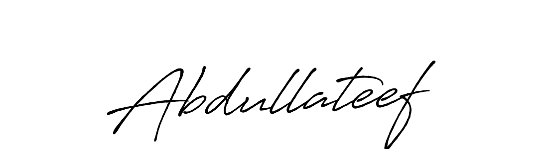 How to make Abdullateef name signature. Use Antro_Vectra_Bolder style for creating short signs online. This is the latest handwritten sign. Abdullateef signature style 7 images and pictures png