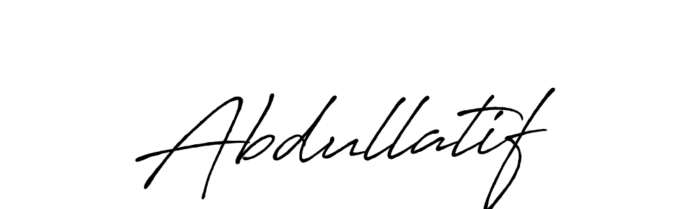 Antro_Vectra_Bolder is a professional signature style that is perfect for those who want to add a touch of class to their signature. It is also a great choice for those who want to make their signature more unique. Get Abdullatif name to fancy signature for free. Abdullatif signature style 7 images and pictures png