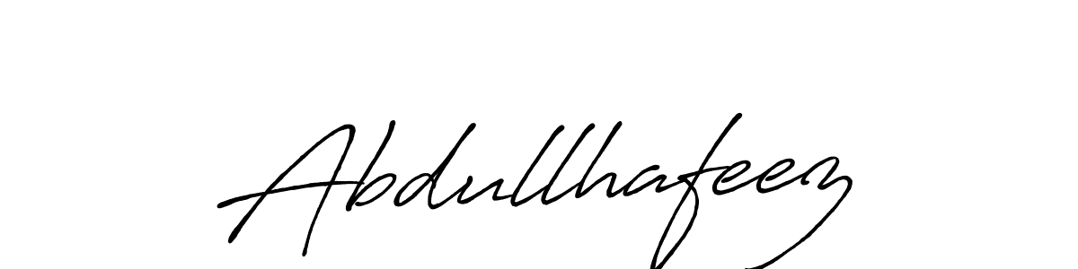How to make Abdullhafeez name signature. Use Antro_Vectra_Bolder style for creating short signs online. This is the latest handwritten sign. Abdullhafeez signature style 7 images and pictures png