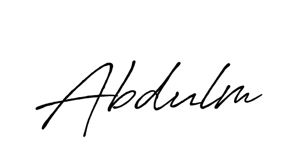 How to make Abdulm signature? Antro_Vectra_Bolder is a professional autograph style. Create handwritten signature for Abdulm name. Abdulm signature style 7 images and pictures png