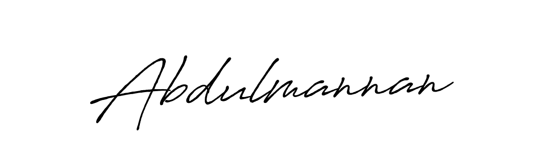 Abdulmannan stylish signature style. Best Handwritten Sign (Antro_Vectra_Bolder) for my name. Handwritten Signature Collection Ideas for my name Abdulmannan. Abdulmannan signature style 7 images and pictures png