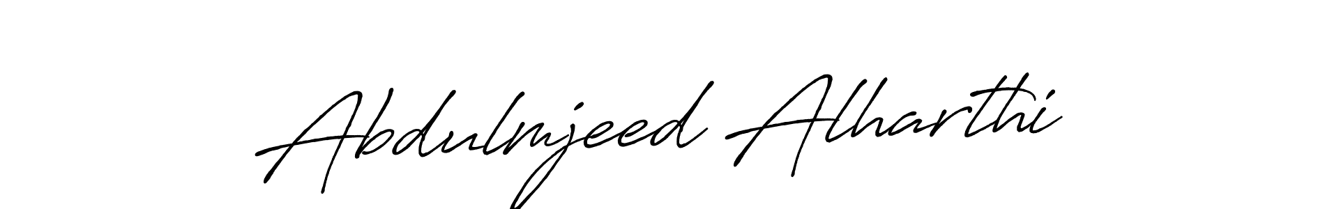 Also we have Abdulmjeed Alharthi name is the best signature style. Create professional handwritten signature collection using Antro_Vectra_Bolder autograph style. Abdulmjeed Alharthi signature style 7 images and pictures png
