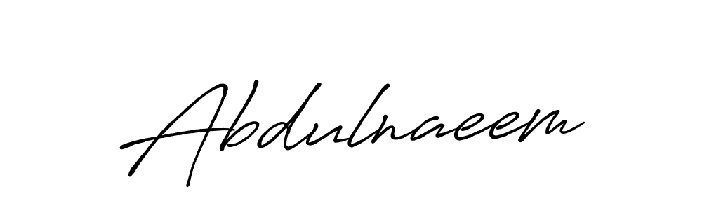 Make a beautiful signature design for name Abdulnaeem. With this signature (Antro_Vectra_Bolder) style, you can create a handwritten signature for free. Abdulnaeem signature style 7 images and pictures png