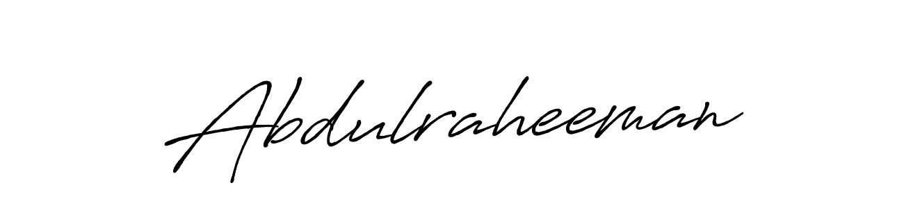 It looks lik you need a new signature style for name Abdulraheeman. Design unique handwritten (Antro_Vectra_Bolder) signature with our free signature maker in just a few clicks. Abdulraheeman signature style 7 images and pictures png