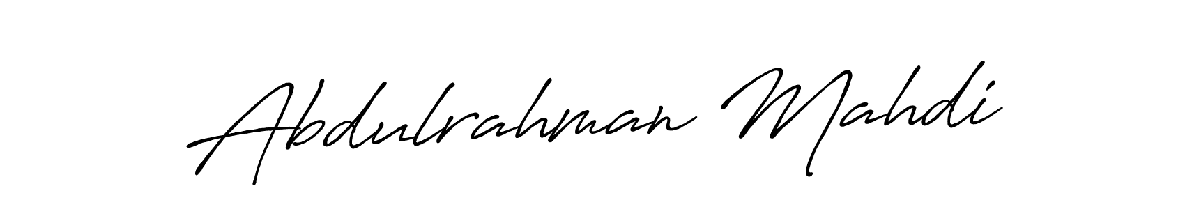 Once you've used our free online signature maker to create your best signature Antro_Vectra_Bolder style, it's time to enjoy all of the benefits that Abdulrahman Mahdi name signing documents. Abdulrahman Mahdi signature style 7 images and pictures png