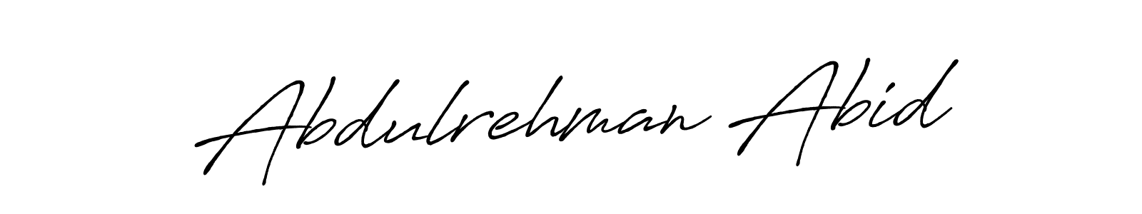 Once you've used our free online signature maker to create your best signature Antro_Vectra_Bolder style, it's time to enjoy all of the benefits that Abdulrehman Abid name signing documents. Abdulrehman Abid signature style 7 images and pictures png