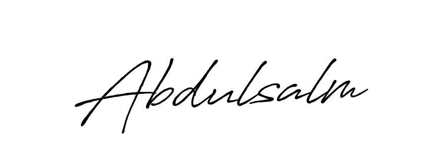 Abdulsalm stylish signature style. Best Handwritten Sign (Antro_Vectra_Bolder) for my name. Handwritten Signature Collection Ideas for my name Abdulsalm. Abdulsalm signature style 7 images and pictures png