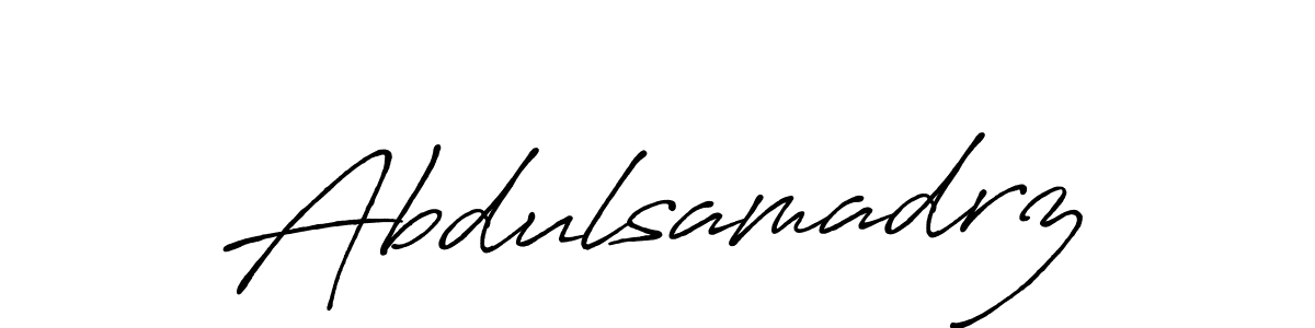 The best way (Antro_Vectra_Bolder) to make a short signature is to pick only two or three words in your name. The name Abdulsamadrz include a total of six letters. For converting this name. Abdulsamadrz signature style 7 images and pictures png