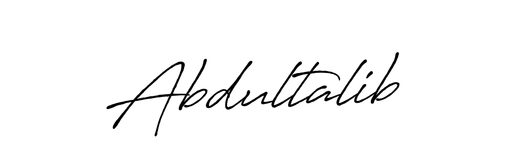 How to make Abdultalib signature? Antro_Vectra_Bolder is a professional autograph style. Create handwritten signature for Abdultalib name. Abdultalib signature style 7 images and pictures png