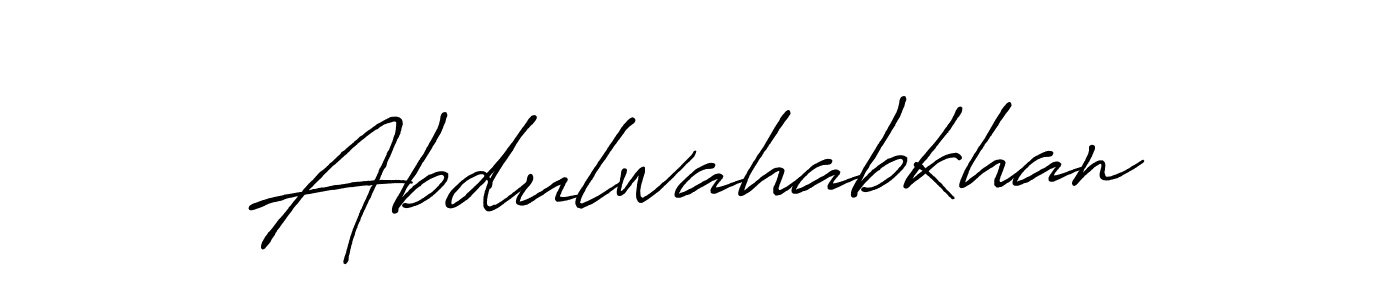 Antro_Vectra_Bolder is a professional signature style that is perfect for those who want to add a touch of class to their signature. It is also a great choice for those who want to make their signature more unique. Get Abdulwahabkhan name to fancy signature for free. Abdulwahabkhan signature style 7 images and pictures png