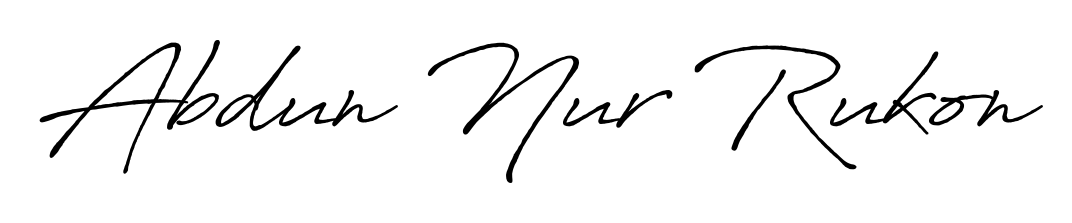 Similarly Antro_Vectra_Bolder is the best handwritten signature design. Signature creator online. You can use it as an online autograph creator for name Abdun Nur Rukon. Abdun Nur Rukon signature style 7 images and pictures png