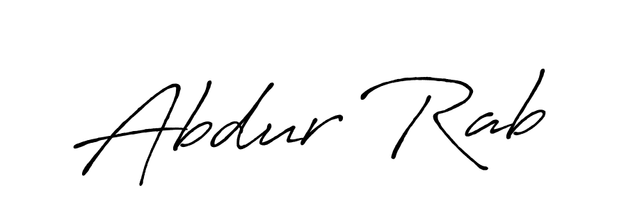 Design your own signature with our free online signature maker. With this signature software, you can create a handwritten (Antro_Vectra_Bolder) signature for name Abdur Rab. Abdur Rab signature style 7 images and pictures png