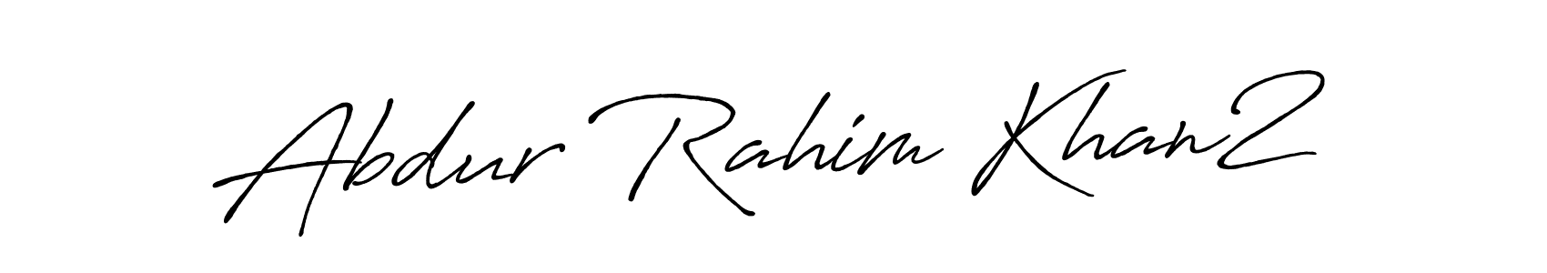 How to make Abdur Rahim Khan2 signature? Antro_Vectra_Bolder is a professional autograph style. Create handwritten signature for Abdur Rahim Khan2 name. Abdur Rahim Khan2 signature style 7 images and pictures png