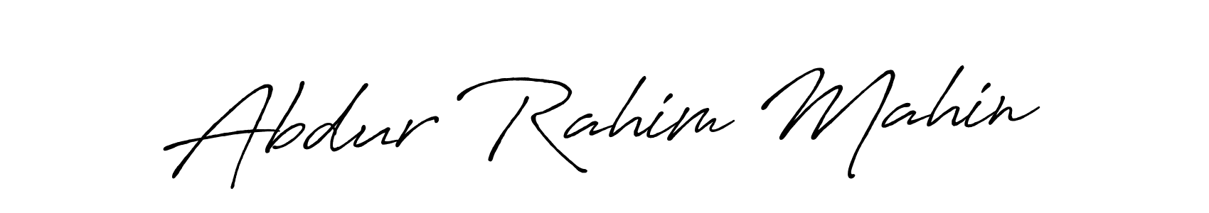 Design your own signature with our free online signature maker. With this signature software, you can create a handwritten (Antro_Vectra_Bolder) signature for name Abdur Rahim Mahin. Abdur Rahim Mahin signature style 7 images and pictures png