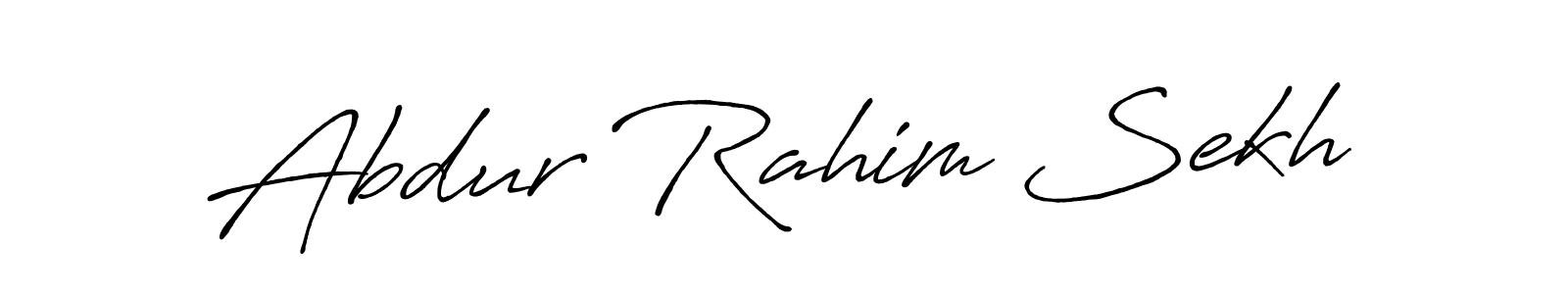 Make a short Abdur Rahim Sekh signature style. Manage your documents anywhere anytime using Antro_Vectra_Bolder. Create and add eSignatures, submit forms, share and send files easily. Abdur Rahim Sekh signature style 7 images and pictures png