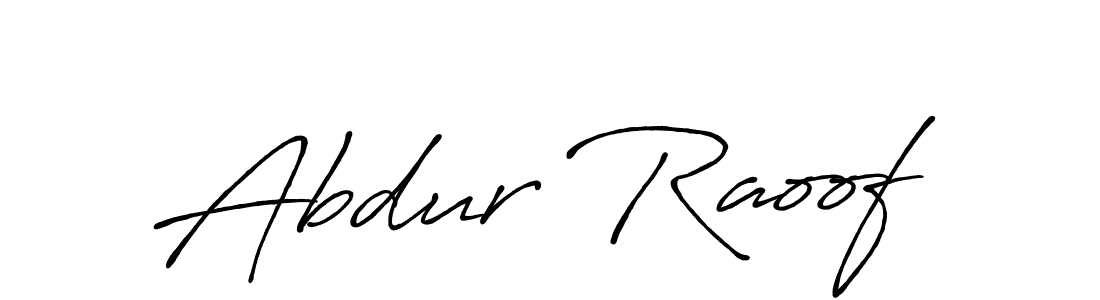 Also we have Abdur Raoof name is the best signature style. Create professional handwritten signature collection using Antro_Vectra_Bolder autograph style. Abdur Raoof signature style 7 images and pictures png