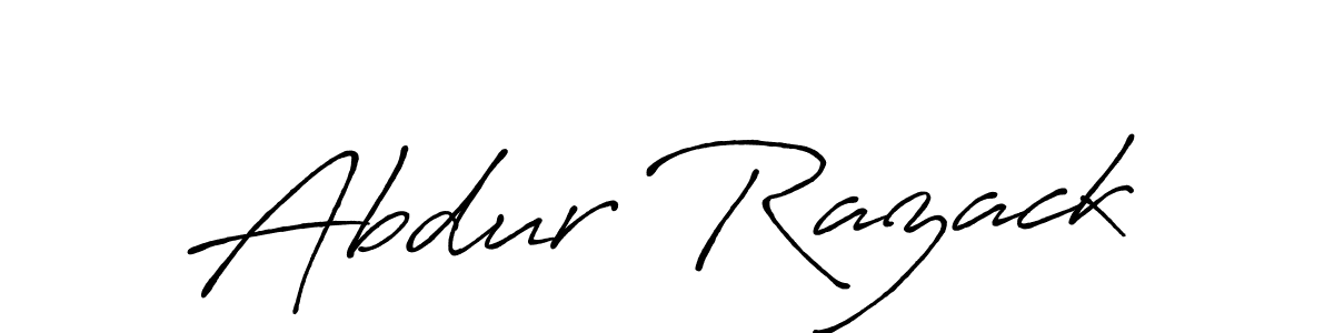 It looks lik you need a new signature style for name Abdur Razack. Design unique handwritten (Antro_Vectra_Bolder) signature with our free signature maker in just a few clicks. Abdur Razack signature style 7 images and pictures png