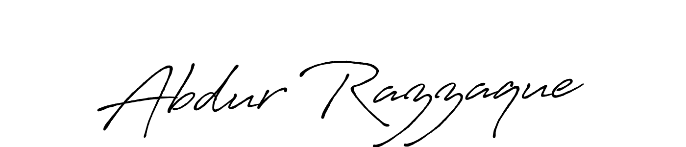 Create a beautiful signature design for name Abdur Razzaque. With this signature (Antro_Vectra_Bolder) fonts, you can make a handwritten signature for free. Abdur Razzaque signature style 7 images and pictures png