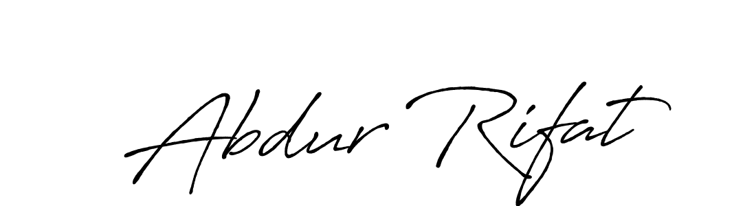 It looks lik you need a new signature style for name Abdur Rifat. Design unique handwritten (Antro_Vectra_Bolder) signature with our free signature maker in just a few clicks. Abdur Rifat signature style 7 images and pictures png