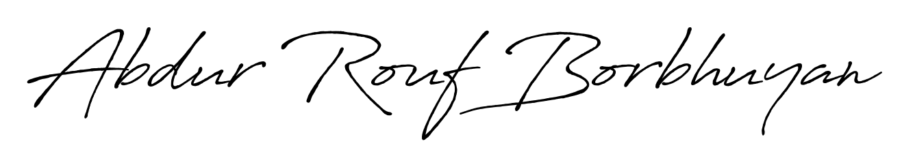 Style your name Abdur Rouf Borbhuyan with confidence using Antro_Vectra_Bolder signature design. Simple, elegant, and ready for immediate document use. Abdur Rouf Borbhuyan signature style 7 images and pictures png