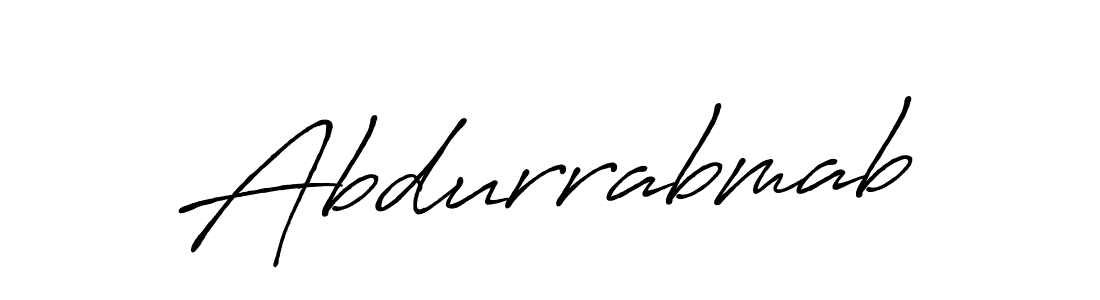 Here are the top 10 professional signature styles for the name Abdurrabmab. These are the best autograph styles you can use for your name. Abdurrabmab signature style 7 images and pictures png