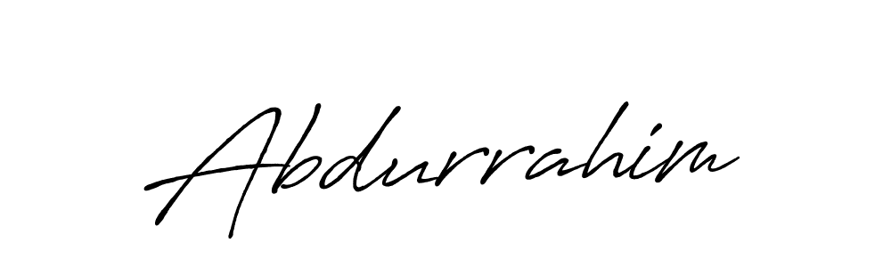 How to make Abdurrahim signature? Antro_Vectra_Bolder is a professional autograph style. Create handwritten signature for Abdurrahim name. Abdurrahim signature style 7 images and pictures png