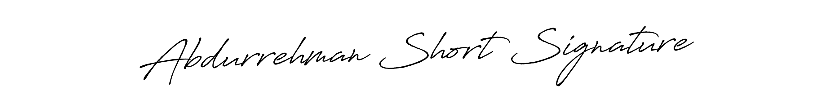 Abdurrehman Short Signature stylish signature style. Best Handwritten Sign (Antro_Vectra_Bolder) for my name. Handwritten Signature Collection Ideas for my name Abdurrehman Short Signature. Abdurrehman Short Signature signature style 7 images and pictures png