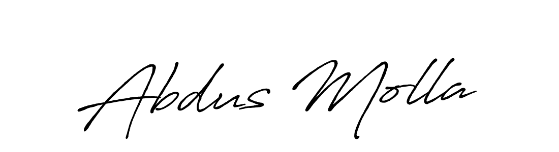 if you are searching for the best signature style for your name Abdus Molla. so please give up your signature search. here we have designed multiple signature styles  using Antro_Vectra_Bolder. Abdus Molla signature style 7 images and pictures png