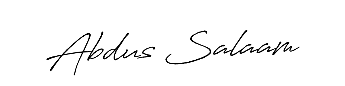 Antro_Vectra_Bolder is a professional signature style that is perfect for those who want to add a touch of class to their signature. It is also a great choice for those who want to make their signature more unique. Get Abdus Salaam name to fancy signature for free. Abdus Salaam signature style 7 images and pictures png