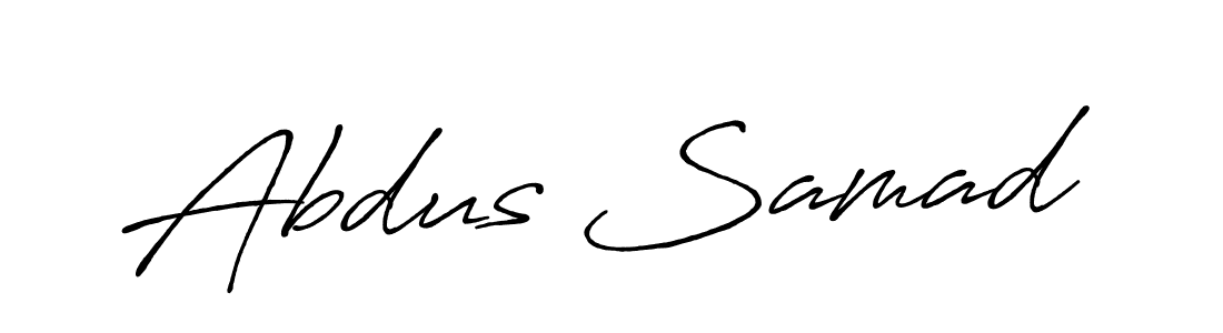 Abdus Samad stylish signature style. Best Handwritten Sign (Antro_Vectra_Bolder) for my name. Handwritten Signature Collection Ideas for my name Abdus Samad. Abdus Samad signature style 7 images and pictures png