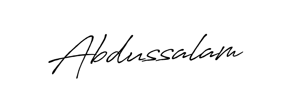 Design your own signature with our free online signature maker. With this signature software, you can create a handwritten (Antro_Vectra_Bolder) signature for name Abdussalam. Abdussalam signature style 7 images and pictures png