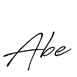 Create a beautiful signature design for name Abe. With this signature (Antro_Vectra_Bolder) fonts, you can make a handwritten signature for free. Abe signature style 7 images and pictures png