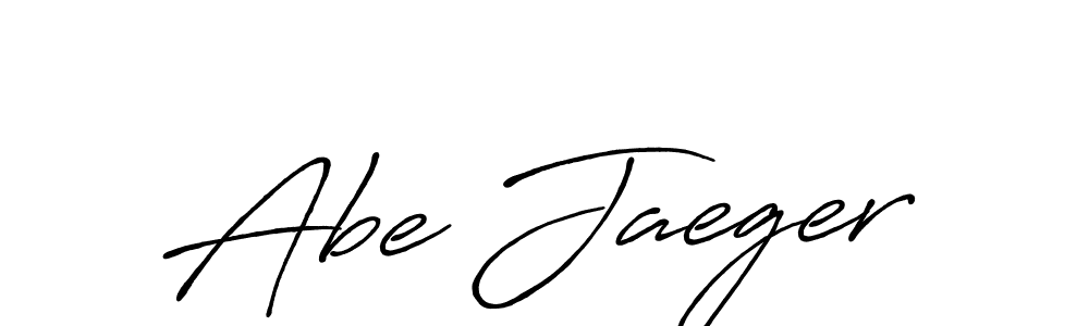 Use a signature maker to create a handwritten signature online. With this signature software, you can design (Antro_Vectra_Bolder) your own signature for name Abe Jaeger. Abe Jaeger signature style 7 images and pictures png