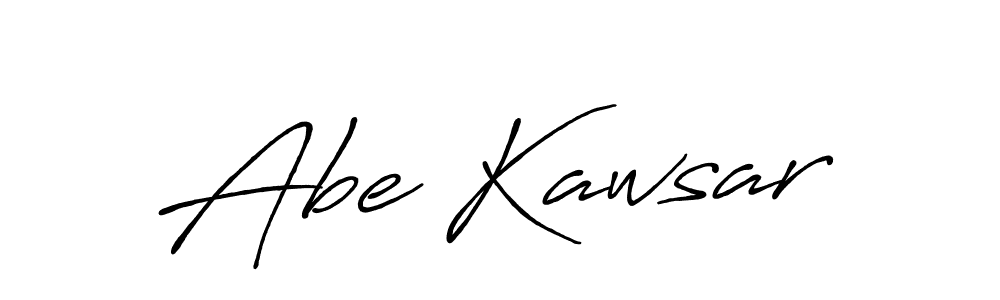 How to make Abe Kawsar signature? Antro_Vectra_Bolder is a professional autograph style. Create handwritten signature for Abe Kawsar name. Abe Kawsar signature style 7 images and pictures png