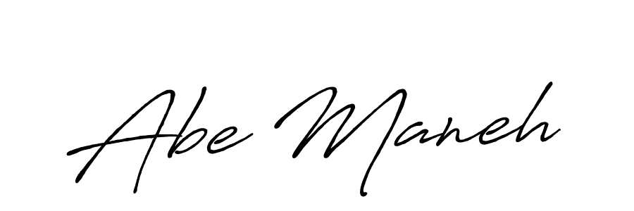 Also You can easily find your signature by using the search form. We will create Abe Maneh name handwritten signature images for you free of cost using Antro_Vectra_Bolder sign style. Abe Maneh signature style 7 images and pictures png