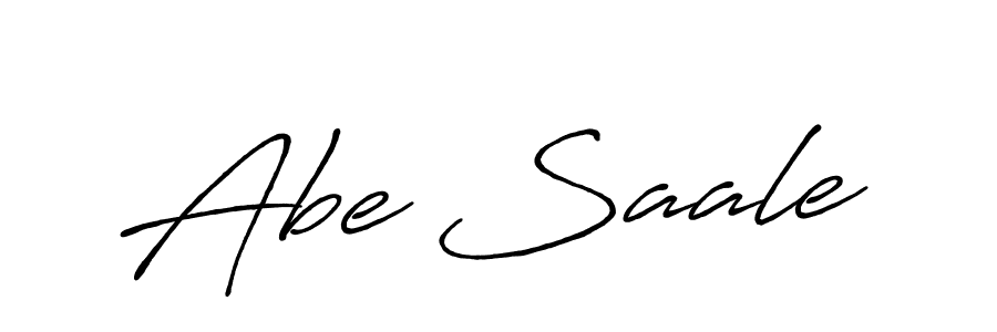 Abe Saale stylish signature style. Best Handwritten Sign (Antro_Vectra_Bolder) for my name. Handwritten Signature Collection Ideas for my name Abe Saale. Abe Saale signature style 7 images and pictures png