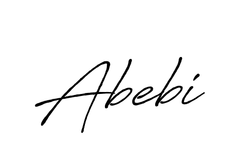 Create a beautiful signature design for name Abebi. With this signature (Antro_Vectra_Bolder) fonts, you can make a handwritten signature for free. Abebi signature style 7 images and pictures png