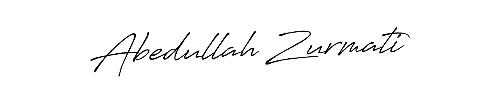 Design your own signature with our free online signature maker. With this signature software, you can create a handwritten (Antro_Vectra_Bolder) signature for name Abedullah Zurmati. Abedullah Zurmati signature style 7 images and pictures png