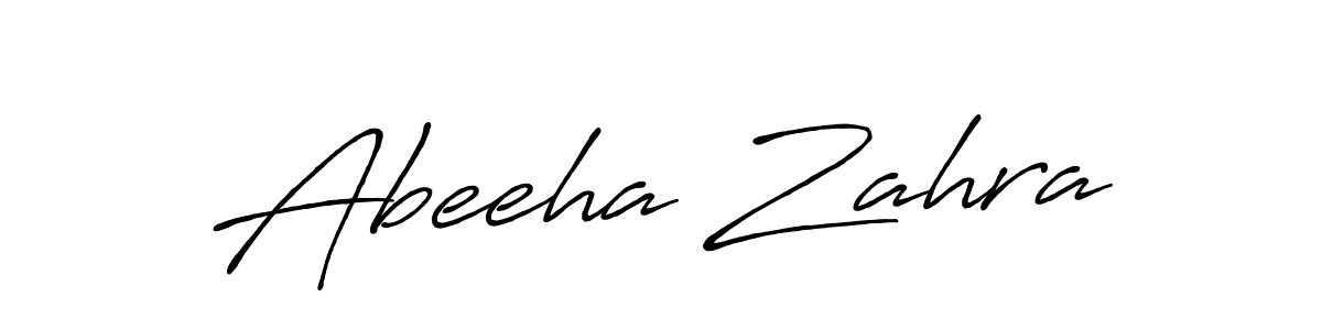 Make a short Abeeha Zahra signature style. Manage your documents anywhere anytime using Antro_Vectra_Bolder. Create and add eSignatures, submit forms, share and send files easily. Abeeha Zahra signature style 7 images and pictures png