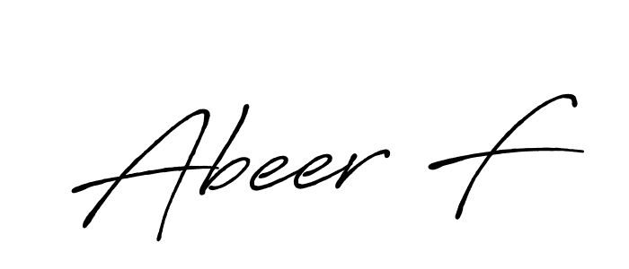 Here are the top 10 professional signature styles for the name Abeer F. These are the best autograph styles you can use for your name. Abeer F signature style 7 images and pictures png